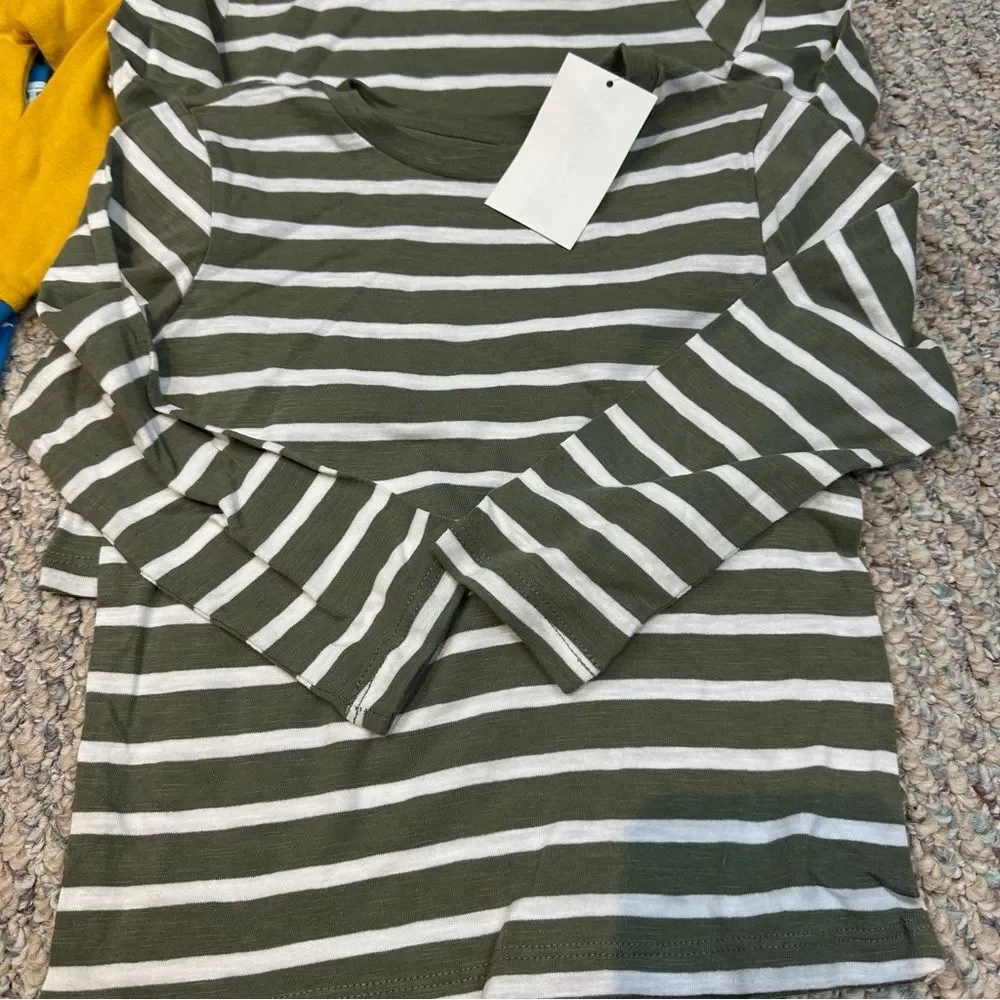 NWT Boy’s bundle of 3 long sleeve tops and pajama set size 2T